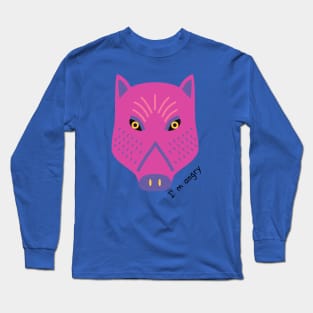 pink boar Long Sleeve T-Shirt